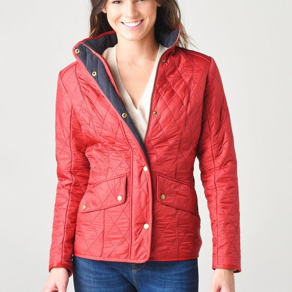 Barbour Jackets & Blazers - Barbour Calvary Polarquilt Claret Red Jacket 14